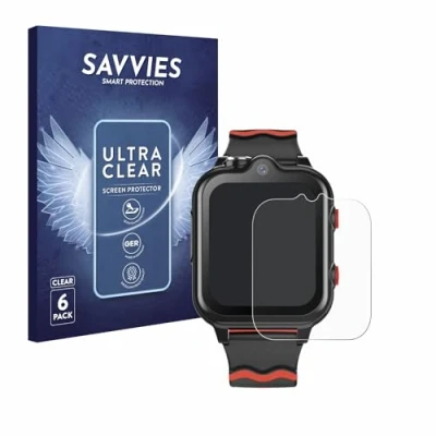 Afbeelding van Savvies Screenprotector voor Carneedi D35 1.69&quot; Folie Beschermfolie transparant (6 Stuks)
