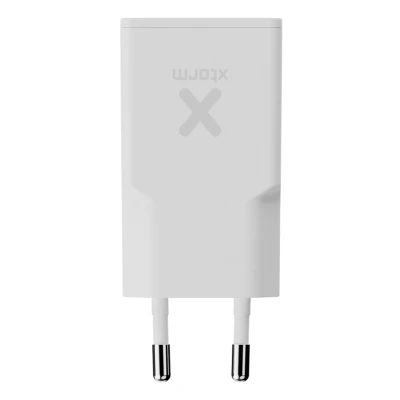 Afbeelding van Xtorm 25W Go2 SlimLine Charger usb c adapter Dubbele Poort Snellader geschikt voor Iphone Wit