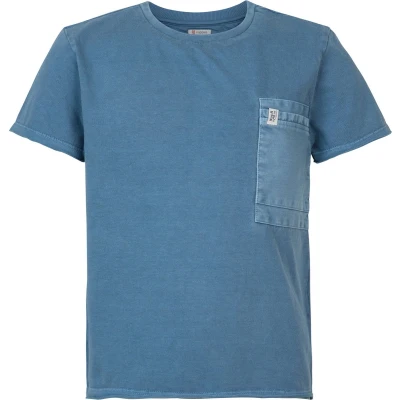 Afbeelding van Noppies Redwood Tshirt basic voor kinderen, Maat: 116, Aegean blue