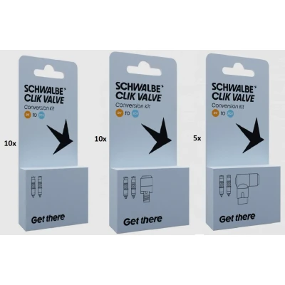 Afbeelding van Schwalbe clik valve starter set dv