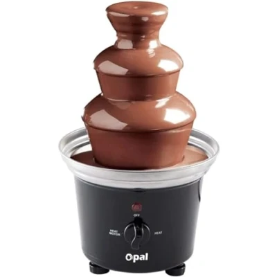 Afbeelding van Opal Chocoladefontein,Roestvrijstalen Fontein Set, Elektrische 3 Tier Machine met Hot Smelting Pot Base,500ml,90W,Warme en Vloeibare Vhocolade Voor Brunch, Feestjes, Kerstmis, Oud &amp; Nieuw,Festival
