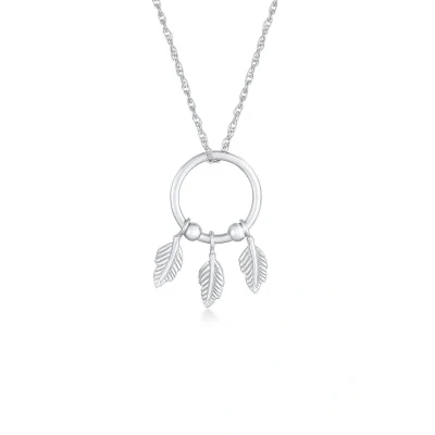 Afbeelding van Elli Feather BOHO Hippie Ketting, Dames, Maat: 45, Silber