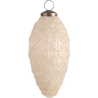 Afbeelding van Clayre &amp; Eef Goude Kerstbal Ø 8*15 cm 6GL3205