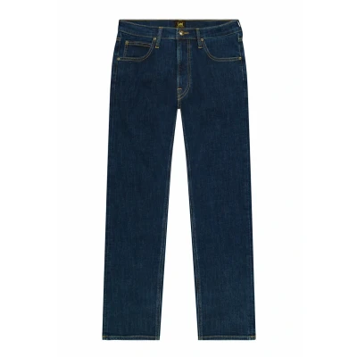 Afbeelding van Lee Herenjeans met ritssluiting, regular straight fit, rechte pijp, Dark Ocean, 29W / 32L