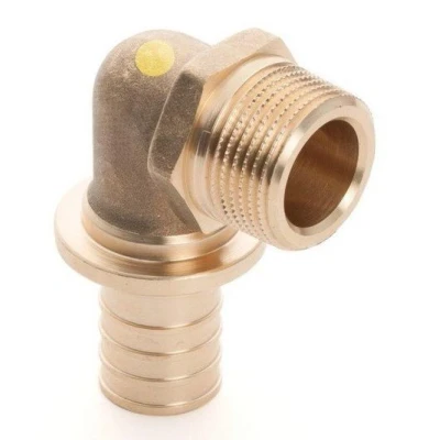 Afbeelding van Rehau rautitan lx gfitting messing overgang haaks 32mm x 1 bu schuif buitendraad 13130711001