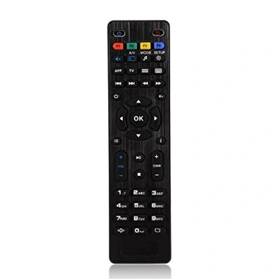 Afbeelding van EBTOOLS afstandsbediening, zwart, vervangende afstandsbediening voor Mag 250 254 260 261 270 TV box IPTV, 6,9 x 1,7 0,7 inch