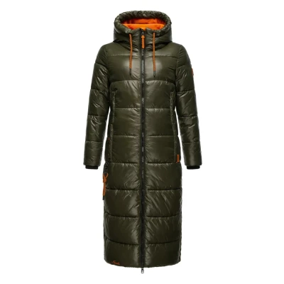 Afbeelding van Navahoo Stepp Schmuseengel Winterjas, Dames, Maat: Large, Dark olive