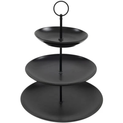 Afbeelding van Svenska Living Etagere 3 laags porselein 16 x D26 cm Etageres
