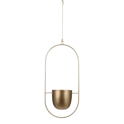 Afbeelding van Dexter Bloempot Hangend L24 x B14 H83 cm Goud