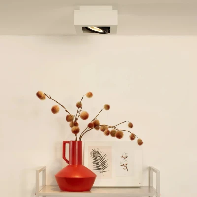 Afbeelding van Lucide ZEFIX Plafondspot LED Dim to warm GU10 1x12W Wit