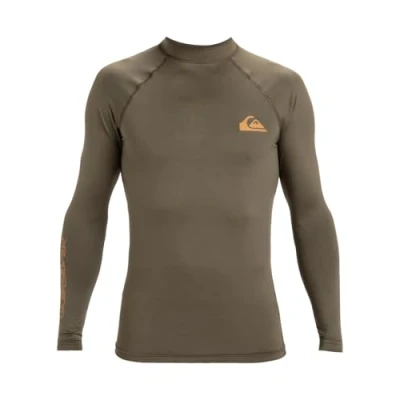 Afbeelding van Quiksilver Everyday UPF50 Surfshirt, Heren, Maat: XS, Grape leaf