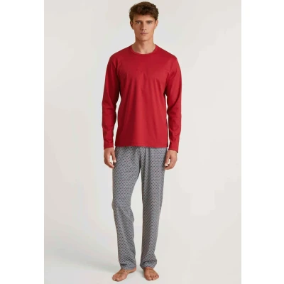 Afbeelding van Calida SET Pyjama, Heren, Maat: Small, Amaranth