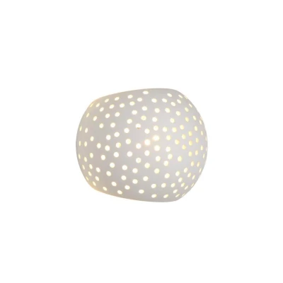 Afbeelding van Lucide GIPSY Wandlamp 1xG9 Wit Organisch