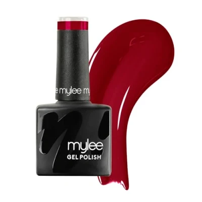 Afbeelding van Mylee Gel Nagellak 8ml [Kiss Kiss] UV/LED Soak Off Nail Art, Manicure en Pedicure, Professioneel Thuisgebruik, Langdurig, Vegan &amp; Cruelty Free [Red Range]
