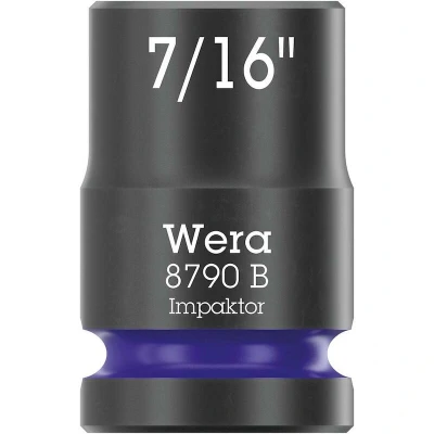 Afbeelding van Wera 8790 B Impaktor dop met 3/8&quot; aandrijving, 7/16&quot; x 30 mm 05005517001