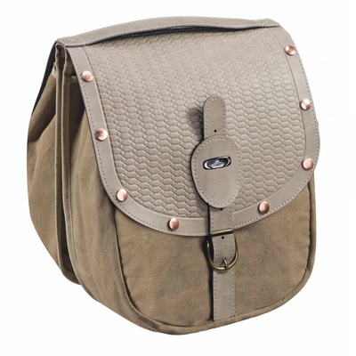 Afbeelding van Monte Grappa Dubbele tas 16,5L British m/klinknagels grijs