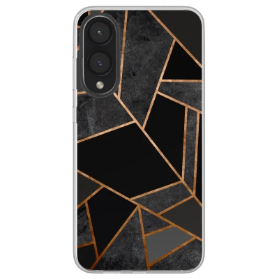 Afbeelding van Samsung Galaxy S25 Edge Hoesje Siliconen en TPU (zacht) imoshion Softcase/Backcover Black Graphic Telefoonhoesje
