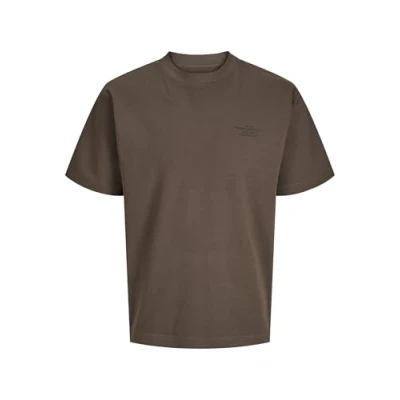 Afbeelding van Jack &amp; Jones Premium Jprblachad SS CREW NECK TEE SN Tshirt print, Heren, Maat: Large, Slate black