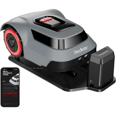 Afbeelding van Redkey MGC500 robotmaaier, kabelbreuk detectie, maximale stijghoek van 24, automatische hefbladplaat, bediening via app, voor binnenplaatsen tot 500 m²
