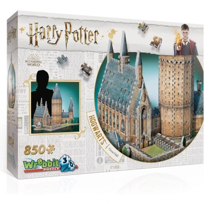 Afbeelding van Hogwarts Great Hall Wrebbit 3D Puzzel Harry Potter 850 Stukjes