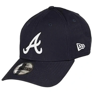 Afbeelding van New Era Atlanta Braves 9forty Adjustable Cap Mlb Rear Logo Navy/White One Size