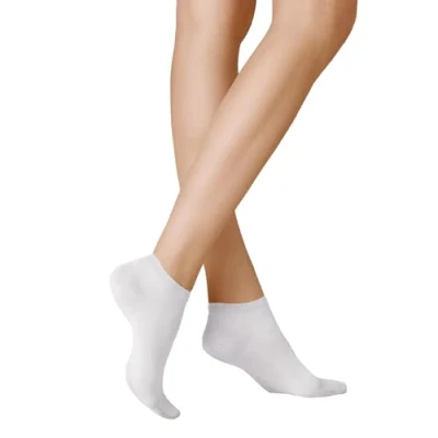 Afbeelding van KUNERT dames Finest Cotton sokken, wit (white 0010), 39/42 EU