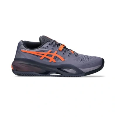 Afbeelding van Asics Gelresolution X CLAY Tennisschoenen voor kleibanen, Heren, Maat: 47, Greyish purple/nova orange Pu