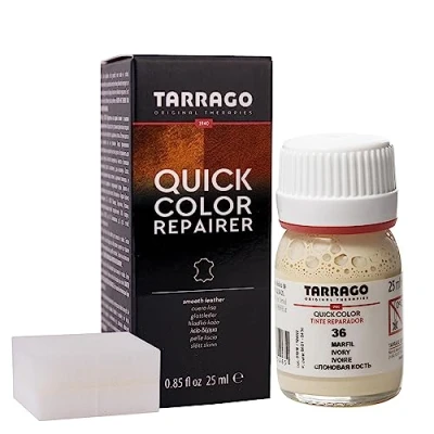 Afbeelding van Tarrago Quick Colour 25 ml Kleurvernieuwende kleurstof voor schoenen van glad leer en canvas Ivoor (36)