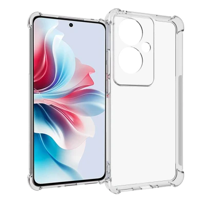 Afbeelding van Oppo Reno 11 F Hoesje Siliconen en TPU (zacht) iMoshion Softcase/Backcover Transparant Telefoonhoesje