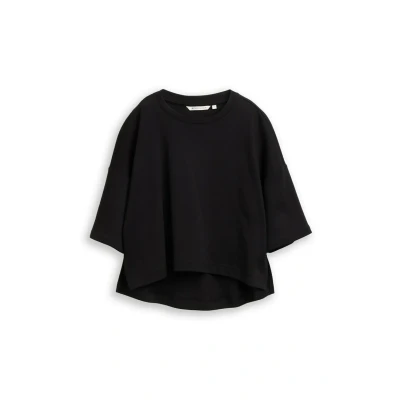 Afbeelding van TOM Tailor Denim BOXY FIT Tshirt basic, Dames, Maat: Large, Deep black