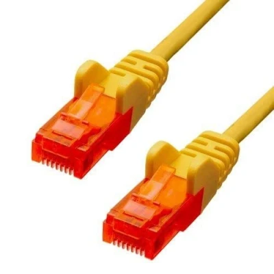 Afbeelding van ProXtend V 6UTP 05Y netwerkkabel Geel 5 m Cat6 U/UTP (UTP)