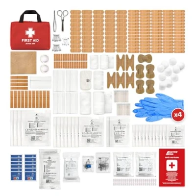 Afbeelding van Active Era Premium EHBO Koffer 320 Delige Kit Eerstehulpuitrusting Incl. Koelpakken, Pleisters, Reddingsdeken ISO 13485