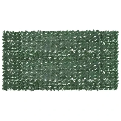 Afbeelding van vidaXL Balkonscherm met donkergroene bladeren 300x150 cm