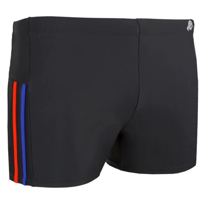 Afbeelding van GUGGEN MOUNTAIN Zwembroek voor Heren Zwemshorts Het Strand Sneldrogende Zomer TS 5 6 manvolk mannen met Strandbroek Boardshort Korte Broek Geruit Geblok Patroon Linnen Kleur Rood Blauw XL