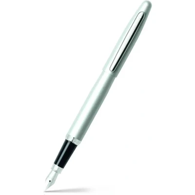 Afbeelding van Sheaffer VFM Strobe Silver Vulpen Schrijfwijze: Fijn Kleur: Grijs De Vulpenwereld