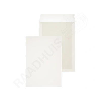 Afbeelding van Raadhuis bordrug envelop 262x371mm EB4 wit met plakstrip 10 stuks RD 308570
