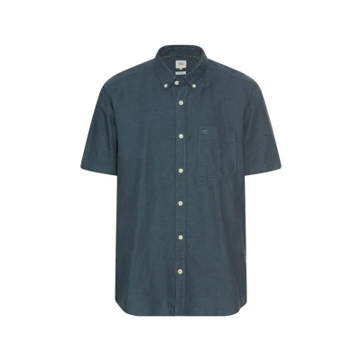 Afbeelding van camel active Kurzarm Overhemd, Heren, Maat: XXL, Tinted blue