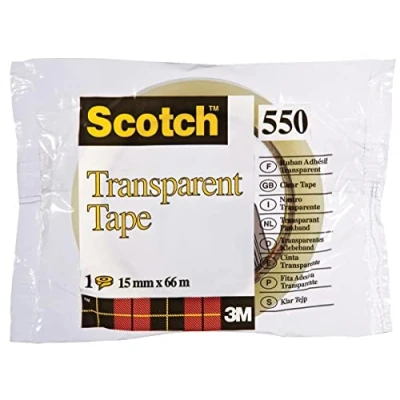 Afbeelding van Scotch transparante tape 15 mm x 66 m 10 stuks