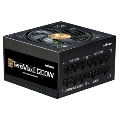 Afbeelding van Zalman Alimentatie ATX TeraMax TMX2 1200W (Noir) (1200 W), PC voedingseenheid, Zwart