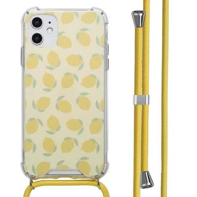 Afbeelding van imoshion Hoesje Geschikt voor iPhone 11 Design met Koord Citrus Dream