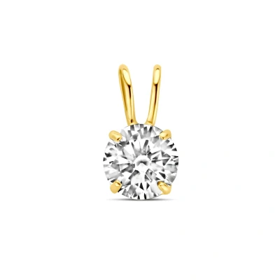 Afbeelding van 14K geelgoud hanger zirkonia 4032526