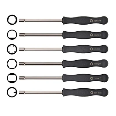 Afbeelding van SWNKDG Carburateur schroevendraaierset instelgereedschap 6 stuks geschikt voor Husqvarna 125 135 136 137 141 142 235 235e 236 236e 240 240e 435 435e 440e van McCulloch Partner Poulan motorzagen