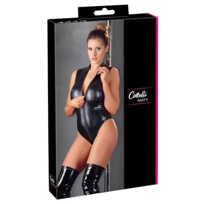 Afbeelding van Wetlook Body Met Lange Rits