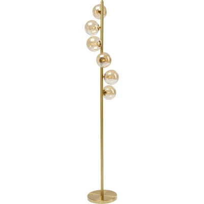 Afbeelding van Kare Vloerlamp Scala Balls Brass 160cm
