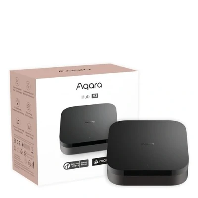 Afbeelding van Aqara Hub M3, Matter Controller, Thread Grens Router, beschikt over Zigbee, Bluetooth, WiFi, POE, IR, ondersteunt Alexa, Google Assistant, Apple HomeKit, SmartThings, IFTTT