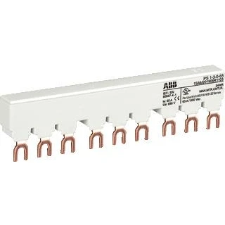 Afbeelding van ABB VERZAMELRAIL 3F VOOR MOTORBEVEILIGINGSSCHAKELAAR 3 X MS116 MS132 IE 65A ZONDER HULPCONTACT