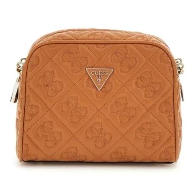 Afbeelding van GUESS Schoudertas Adelasia Crossbody Camera Bag Caramel Bruine