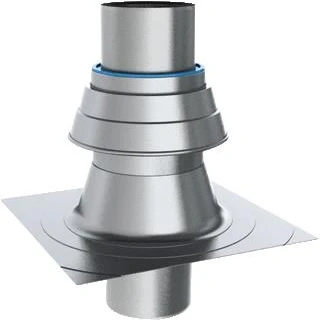 Afbeelding van Burgerhout Multiline HR schoorsteentop+beluchting rvs Ø 150 mm