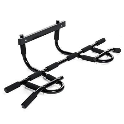 Afbeelding van Deuropening Pull up Bar, Multi Grip Chin Up/Pull Bar Installatie zonder schroeven Krachttraining Deur Frame voor Home Gym Oefening Fitness 264LBS