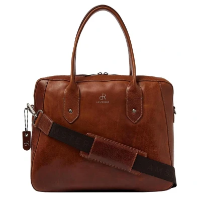 Afbeelding van dR Amsterdam Werktas Milan 283758 Cognac